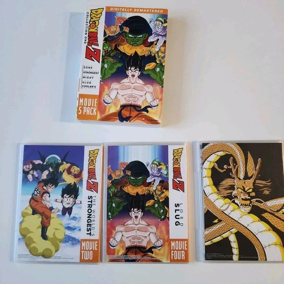 Dragon Ball Movies Collection 1 + 3 DVDs Lord Slug Dead Zone Broly Fusion Reborn - Picture 3 of 12